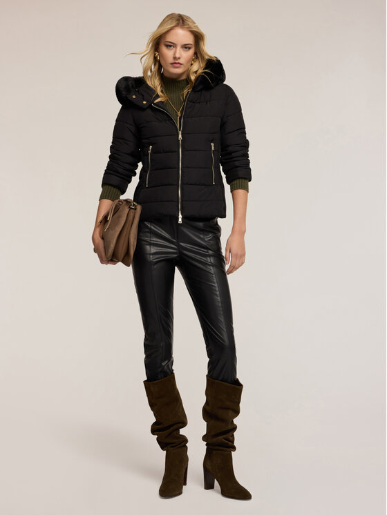 Motivi Motivi Giubbotto piumino F061Q000706N033 Nero Regular Fit