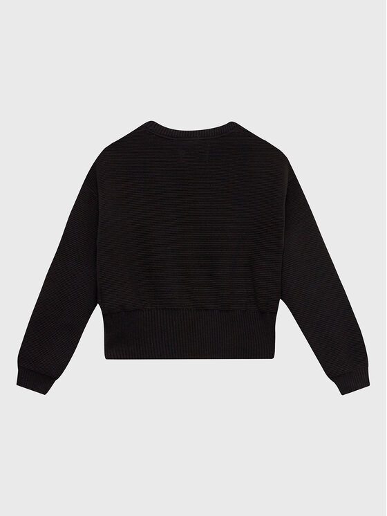 Calvin Klein Jeans Calvin Klein Jeans Sweater Logo Tape IG0IG01847 Fekete Regular Fit
