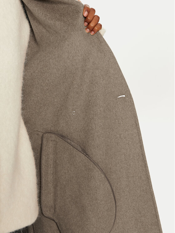 DAY BIRGER ÉT MIKKELSEN DAY BIRGER ÉT MIKKELSEN Płaszcz wełniany Howard DAY65243401 Beżowy Loose Fit