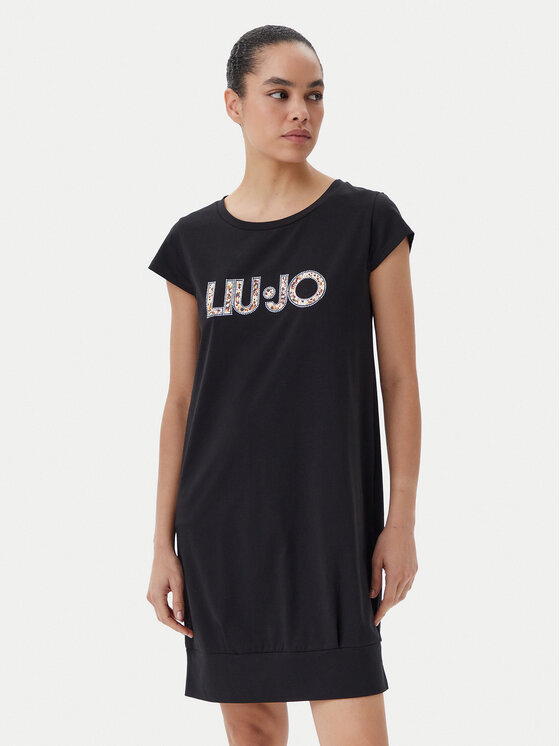 Liu Jo Beachwear Liu Jo Beachwear Hétköznapi ruha VA5194 JS003 Fekete Regular Fit