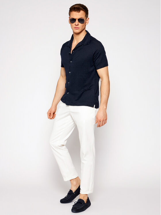 Camicia Albin 6964 5650 Blu scuro Regular Fit
