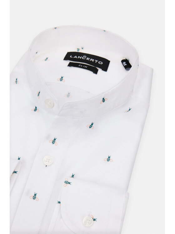 Lancerto Lancerto Koszula Isabel KO073123000008 Biały Slim Fit