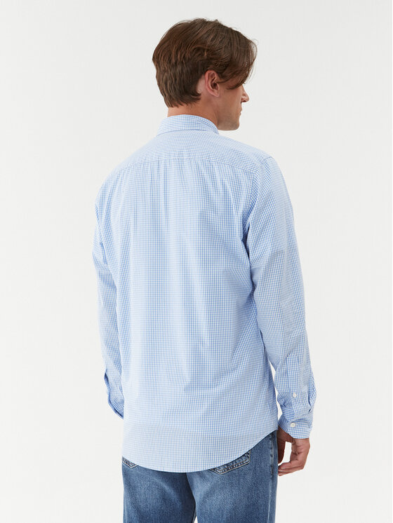 United Colors Of Benetton United Colors Of Benetton Košile 5WHT5QKN8 Modrá Slim Fit