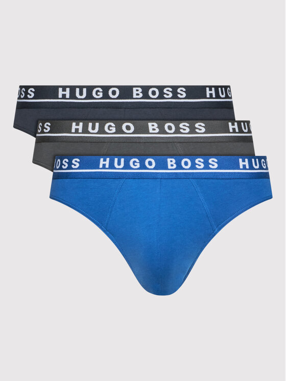 Slips Briefs Homme Lot De 3 Slips BOSS Homme - Blanc 100 | 95% Coton, 5
