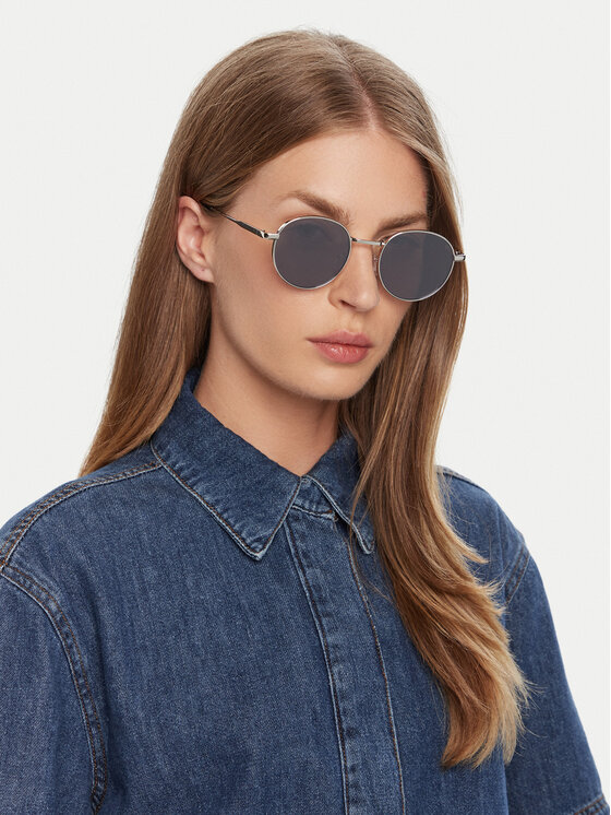 JENNY JENNY Okulary przeciwsłoneczne 4WF-017-SS25 Srebrny