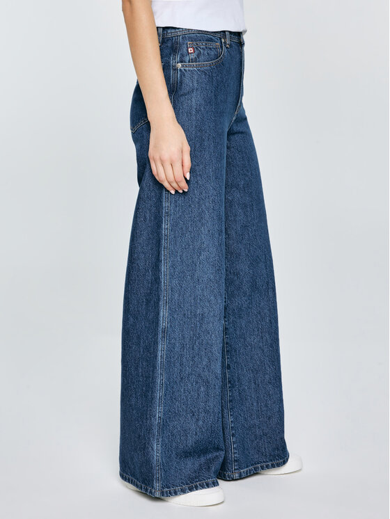 BIG STAR BIG STAR Jeansy EMILY Granatowy Wide Fit