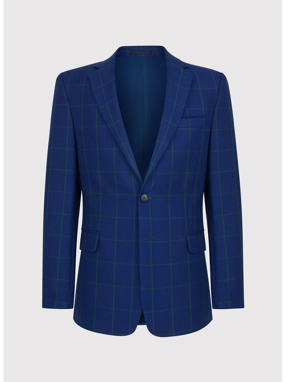 Pako Lorente Pako Lorente Marynarka P23SP-3X-009 Granatowy Slim Fit