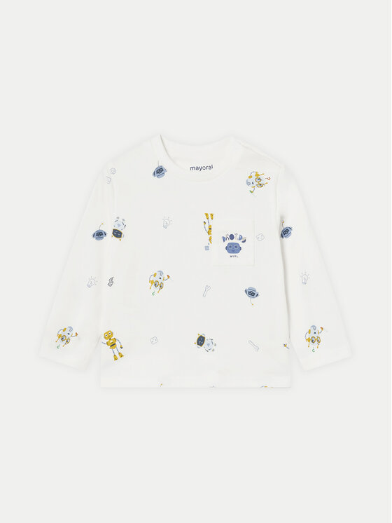 Mayoral Mayoral Bluse 2041 Écru Regular Fit