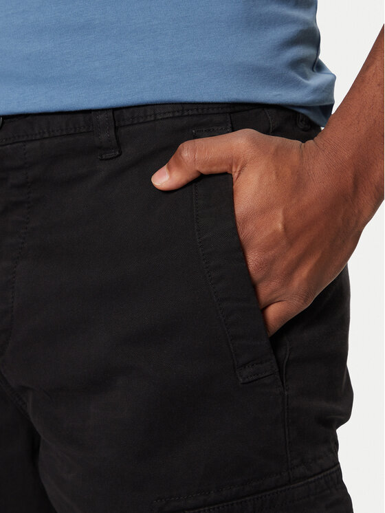 BOSS BOSS Spodnie materiałowe Sisla-7 50523149 Czarny Regular Fit