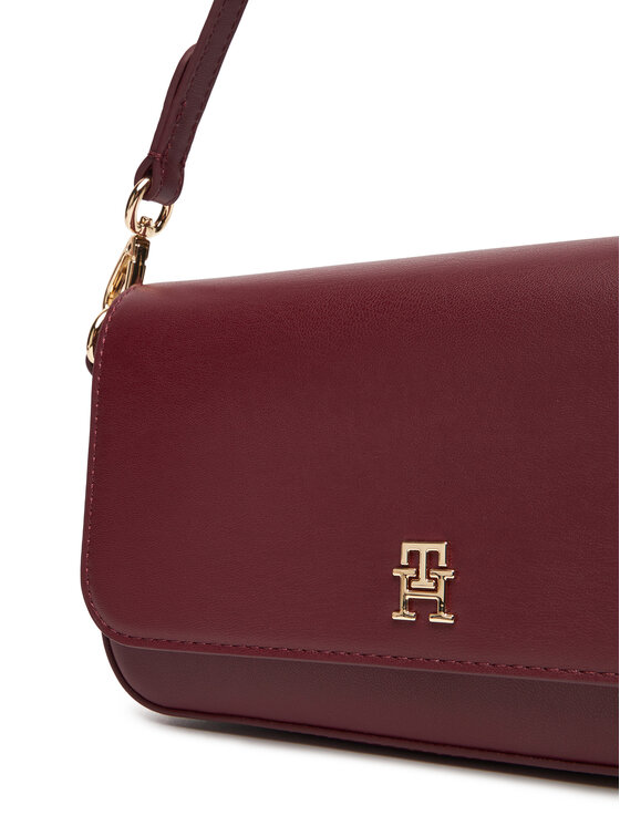 Tommy Hilfiger Tommy Hilfiger Ročna torba Th Icon Conv AW0AW17677 Bordo rdeča