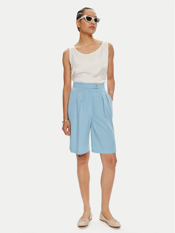 ViCOLO ViCOLO Bermudu šorti TB1568 Zils Relaxed Fit