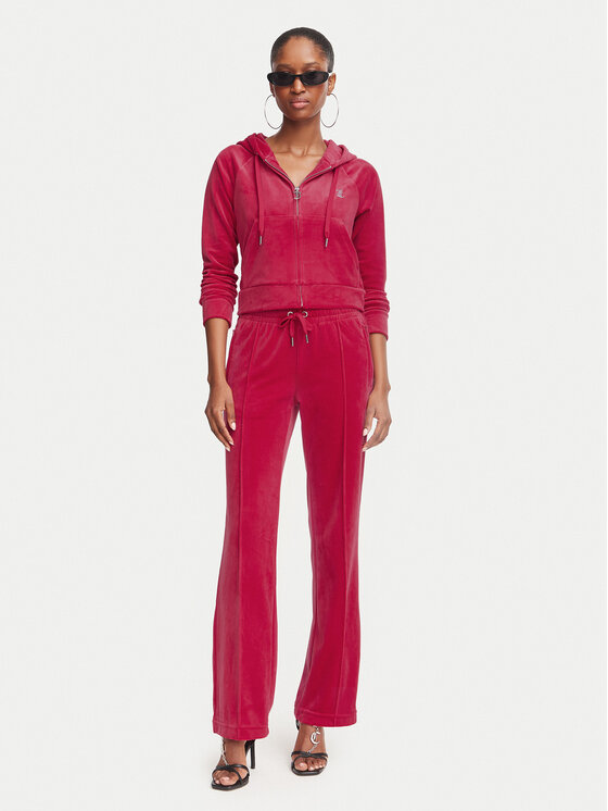 Juicy Couture Juicy Couture Bluza Madison  JCWA122001 Czerwony Slim Fit
