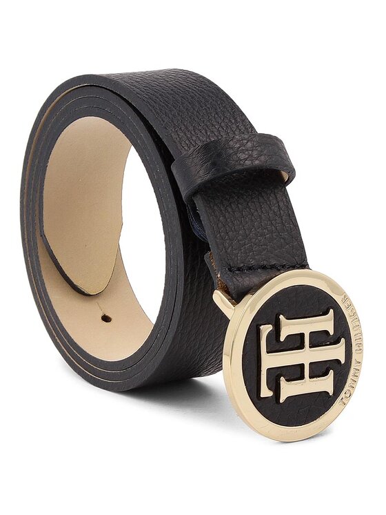Round buckle belt tommy hilfiger sales