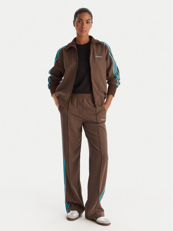 adidas adidas Jogginghose JX5308 Braun Regular Fit