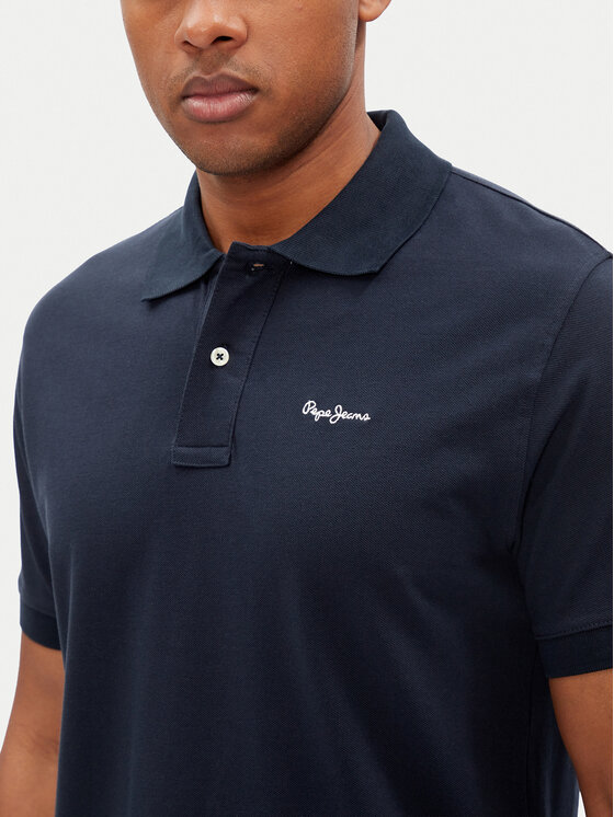 Pepe Jeans Pepe Jeans Tricou polo Essential PM542298 Bleumarin Regular Fit