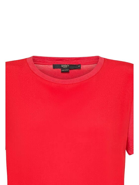 SEVENTY SEVENTY T-shirt mj1663-890180-403 Rosso Regular Fit