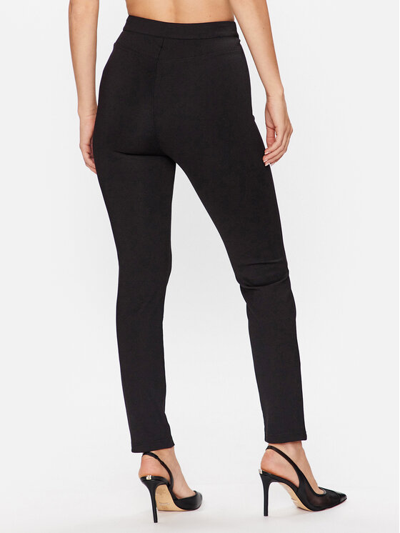 Guess Guess Παντελόνι υφασμάτινο Claudia W3YB04 KBJP2 Μαύρο Slim Fit
