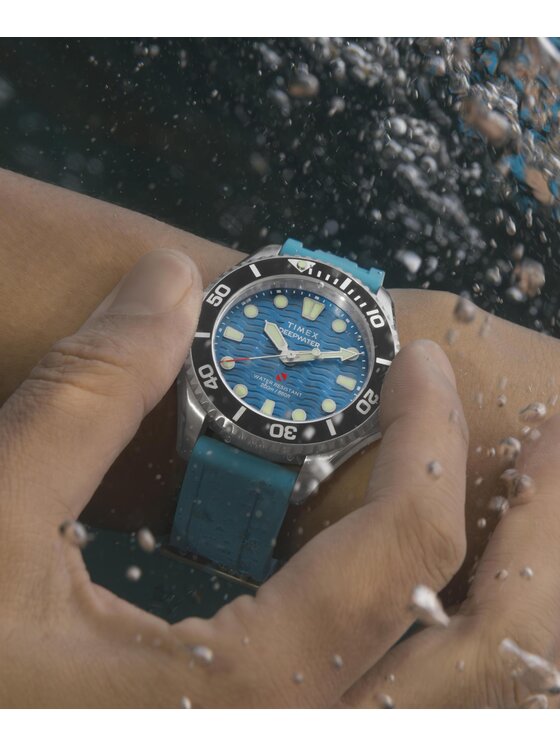 Timex Timex Hodinky TW2Y40400 Modrá