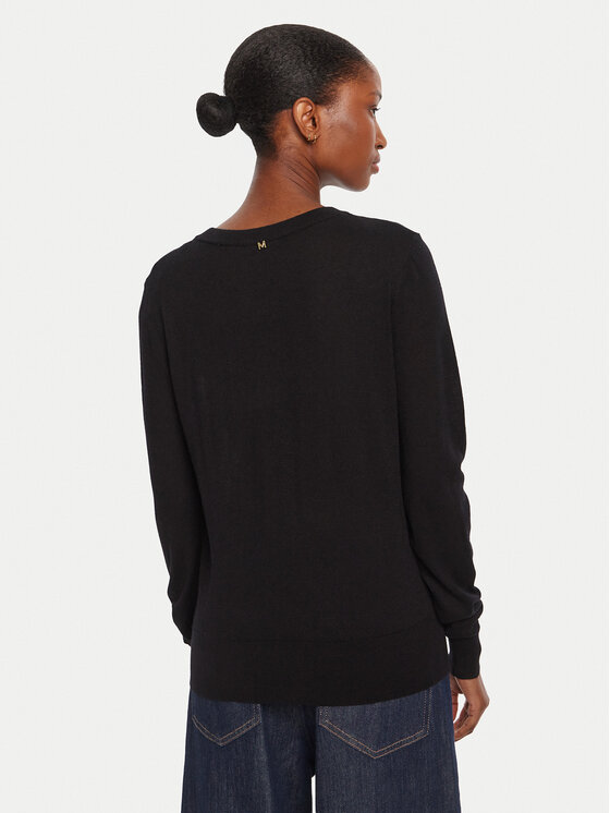 LOLA CASADEMUNT LOLA CASADEMUNT Πουλόβερ MF2511012 Μαύρο Regular Fit