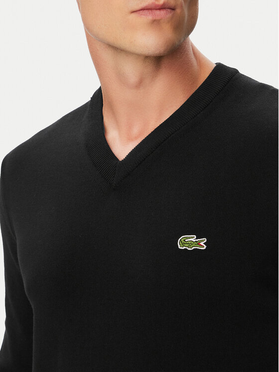 Lacoste Lacoste Sweter AH1951 Czarny Regular Fit