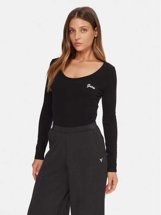 Guess Guess Body V5BP09 KCBF1 Schwarz Slim Fit