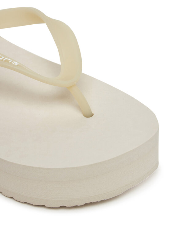 Calvin Klein Jeans Calvin Klein Jeans Japonki Beach Sandal Flatform Tpu YW0YW01830 Écru