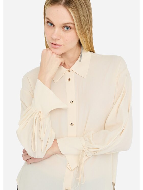 Liu Jo Liu Jo Camicia CF5198T2578X0726 Bianco Loose Fit