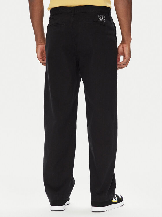 DC DC Chinosy Worker Baggy ADYNP03097 Czarny Baggy Fit