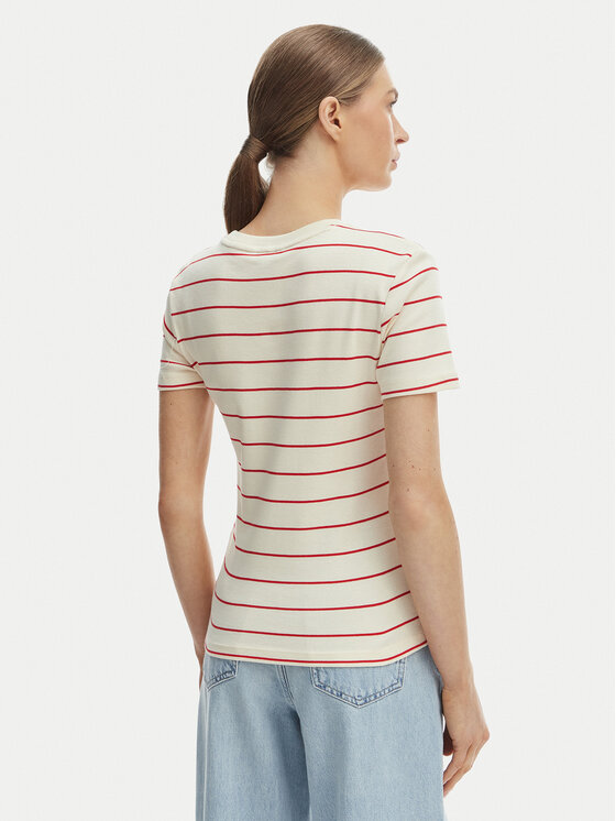 Tommy Hilfiger Tommy Hilfiger T-Shirt New Cody WW0WW40587 Weiß Slim Fit