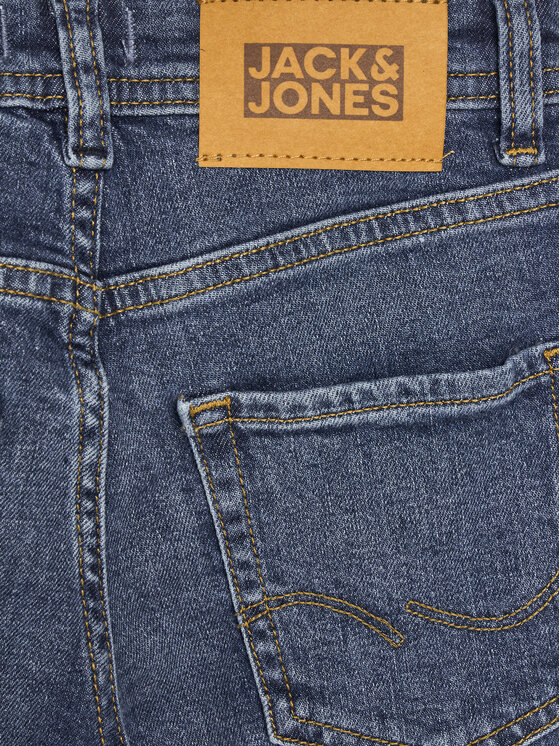 Jack&Jones Junior Jack&Jones Junior Jeans kratke hlače Rick 12269799 Mornarsko modra Regular Fit
