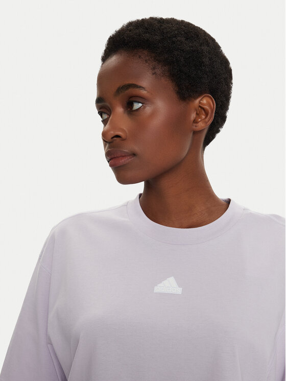 adidas adidas T-särk Dance IS0877 Lilla Loose Fit