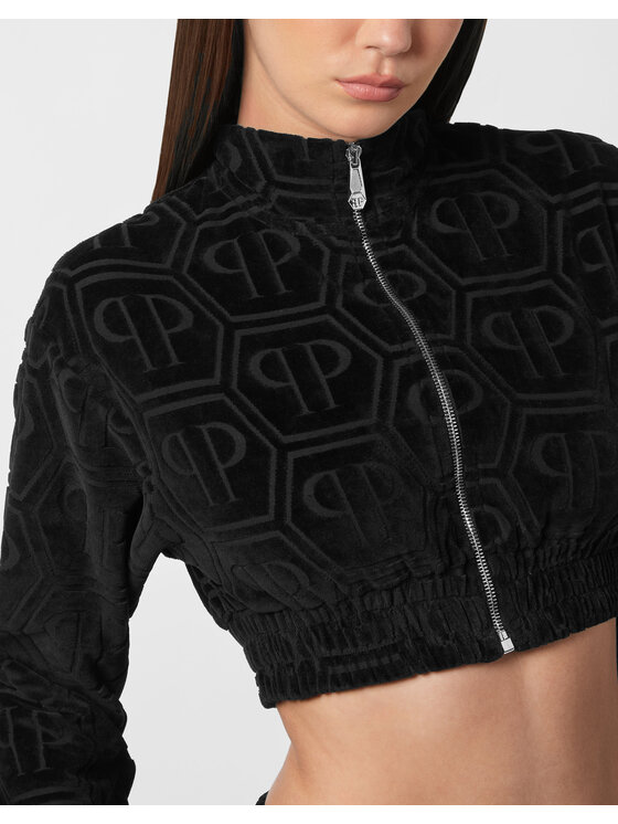 PHILIPP PLEIN PHILIPP PLEIN Bluza 26317 Czarny Jogger Fit