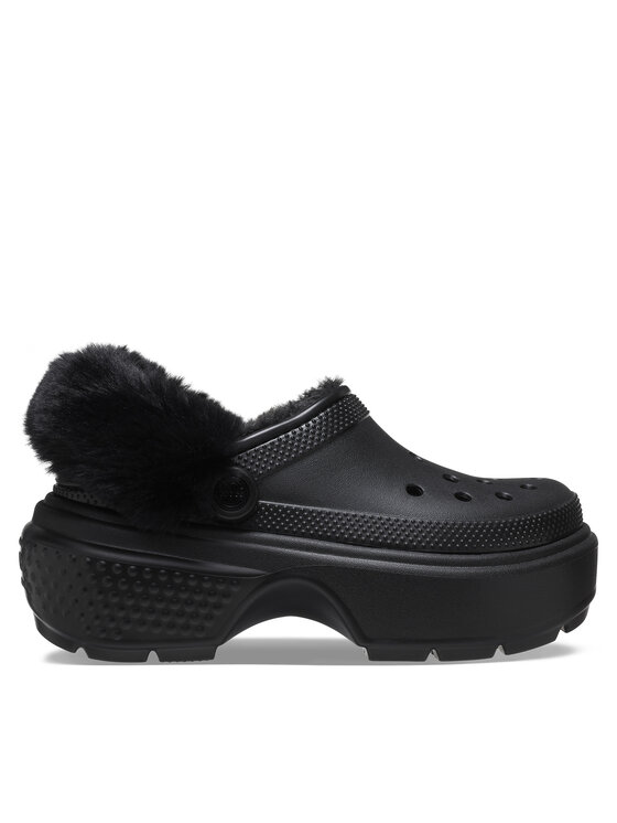 Crocs Iešļūcenes Stomp Lined Clog 208546 Melns