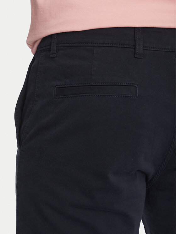 BOSS BOSS Chinosy 50534378 Granatowy Regular Fit