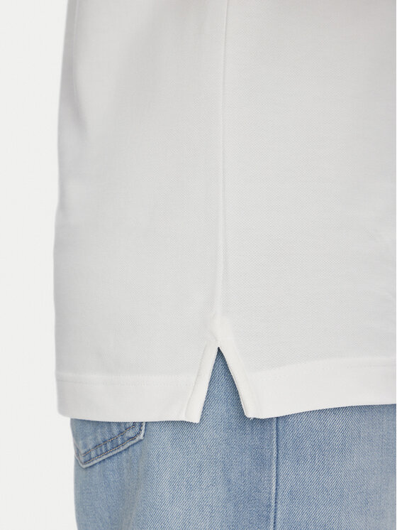 Wrangler Wrangler Polo 112365466 Biały Regular Fit