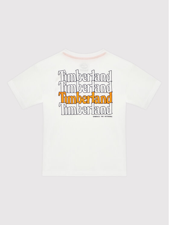 Timberland Timberland T-Shirt T25S91 D Biały Regular Fit