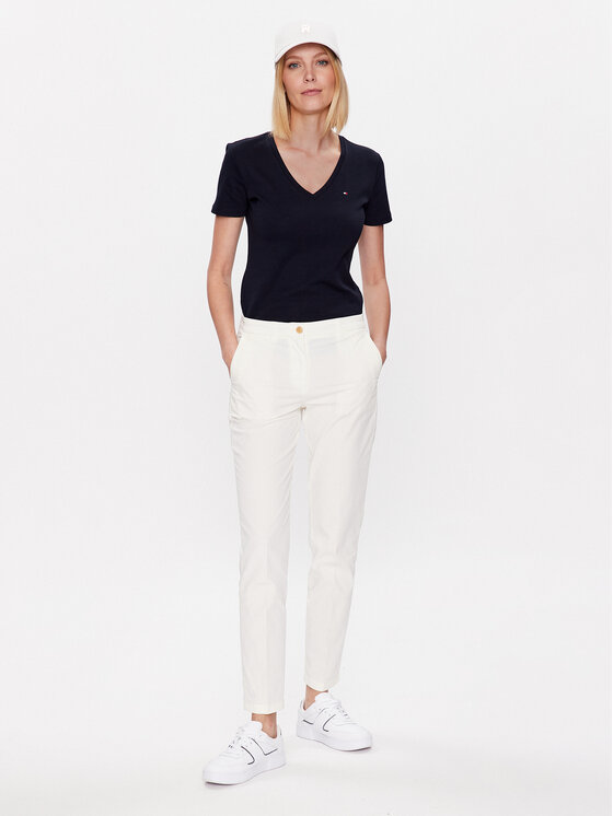 Tommy Hilfiger Tommy Hilfiger T-Shirt Cody WW0WW37873 Granatowy Regular Fit