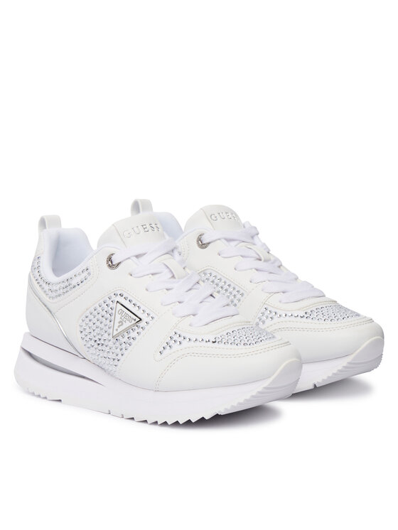 Guess Guess Sneakersy FLTEV2 ELE12 Bílá