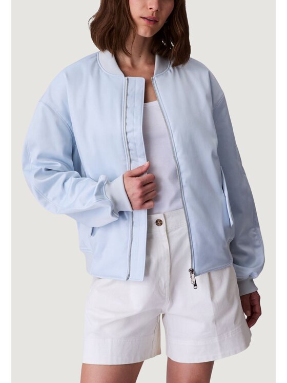 Calvin Klein Jeans Calvin Klein Jeans Giubbotto invernale SATIN BOMBER Blu Casual Fit