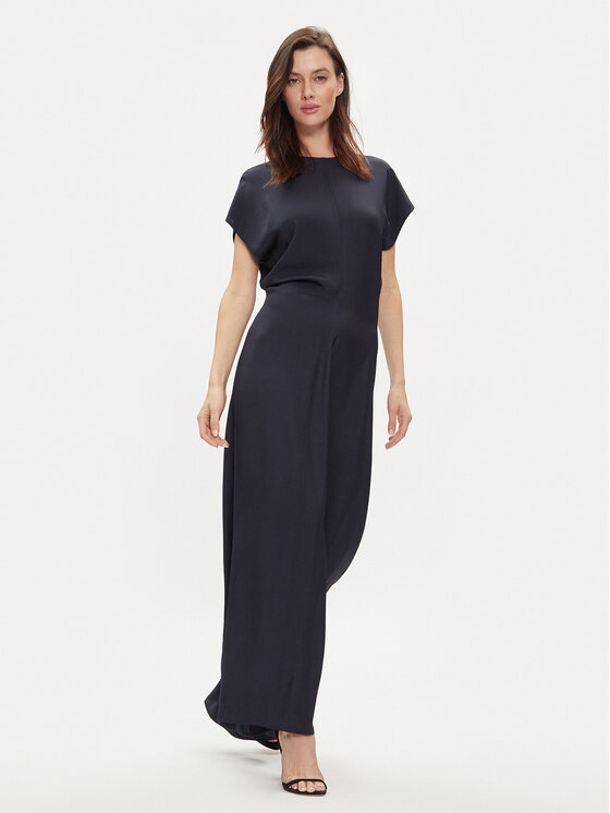 IVY OAK IVY OAK Sukienka codzienna Marlis IO117617 Granatowy Regular Fit