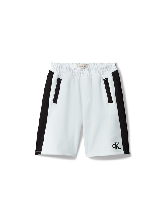 Calvin Klein Jeans Calvin Klein Jeans Szorty sportowe LVCKSJC28B Biały Relaxed Fit