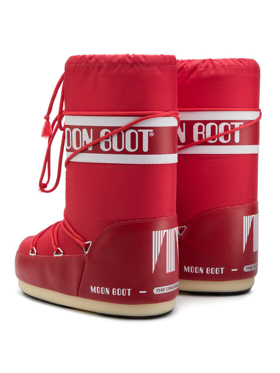 Moon Boot Moon Boot Śniegowce Nylon 14004400003 Czerwony