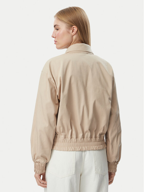 Lacoste Lacoste Kurtka przejściowa BF5305 Beżowy Relaxed Fit