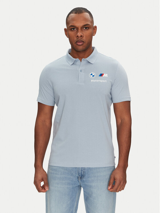 Puma Polokošeľa Bmw Mms Ess 621312 Modrá Regular Fit