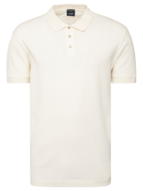 JOOP! JOOP! Tricou polo Roni 10100056 30100501 Écru Regular Fit
