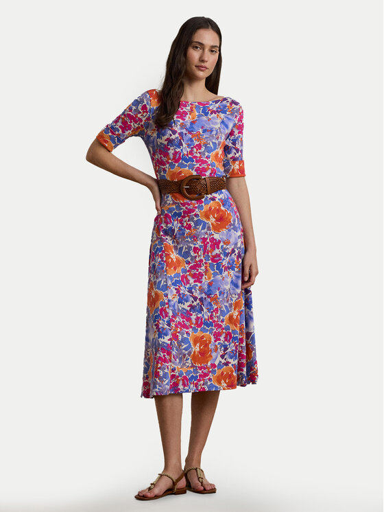 LAUREN RALPH LAUREN LAUREN RALPH LAUREN Sukienka codzienna 250972596001 Kolorowy Regular Fit