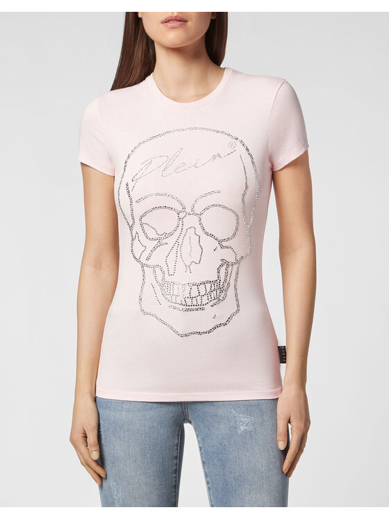 PHILIPP PLEIN PHILIPP PLEIN T-shirt 1315 Rosa Regular Fit