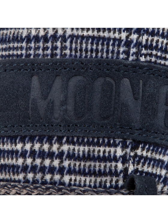 Moon Boot Moon Boot Śniegowce Mb Far Side Low Fur/Tartan 24201100001 Granatowy