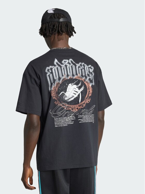 adidas adidas Póló Sst Arch IA4498 Fekete Loose Fit