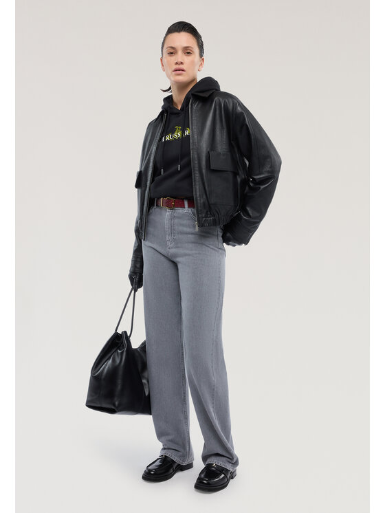 Trussardi Trussardi Jeansy P4409600359N0DG Szary Over Fit